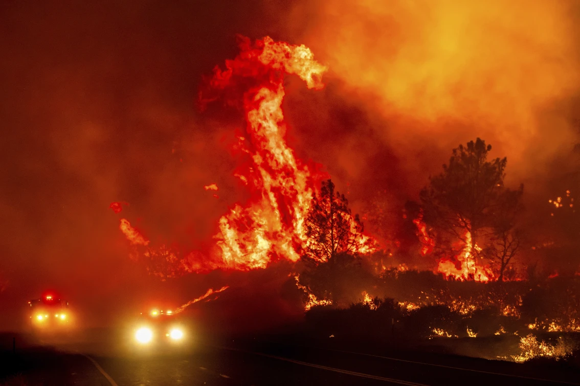 Incendio en EEUU