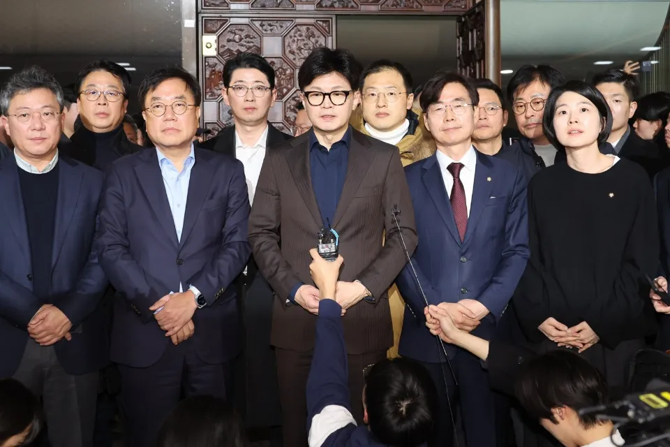 El líder del gobernante Partido del Poder Popular, Han Dong-hoon-Corea del Sur-Asamblea Nacional-EFE/Yonhap