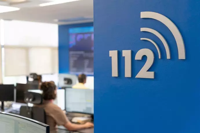 Logo del teléfono de emergencias 112 de la Comunitat Valenciana|Foto: Europa Press/GVA  Empleados del 112 denuncian «deficiencias» en el programa para atender llamadas dos semanas antes de la Dana

