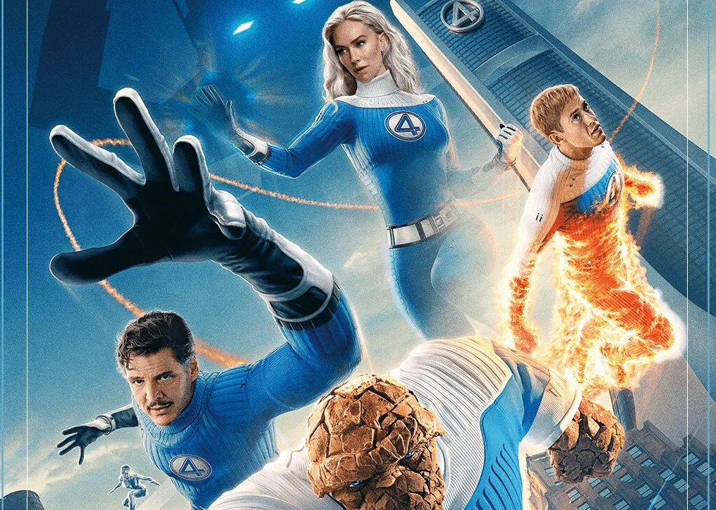 Poster publicitario de Los Cuatro Fantásticos: Primeros Pasos. Foto: Disney / Marvel La plataforma de streaming Disney+ prepara un streaming con premiere en vivo de Los 4 Fantásticos.