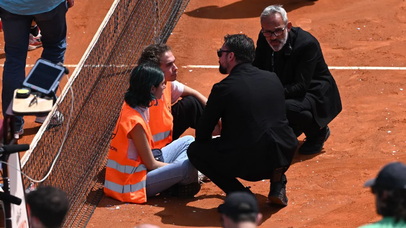 Ecologistas protestan en Roma 