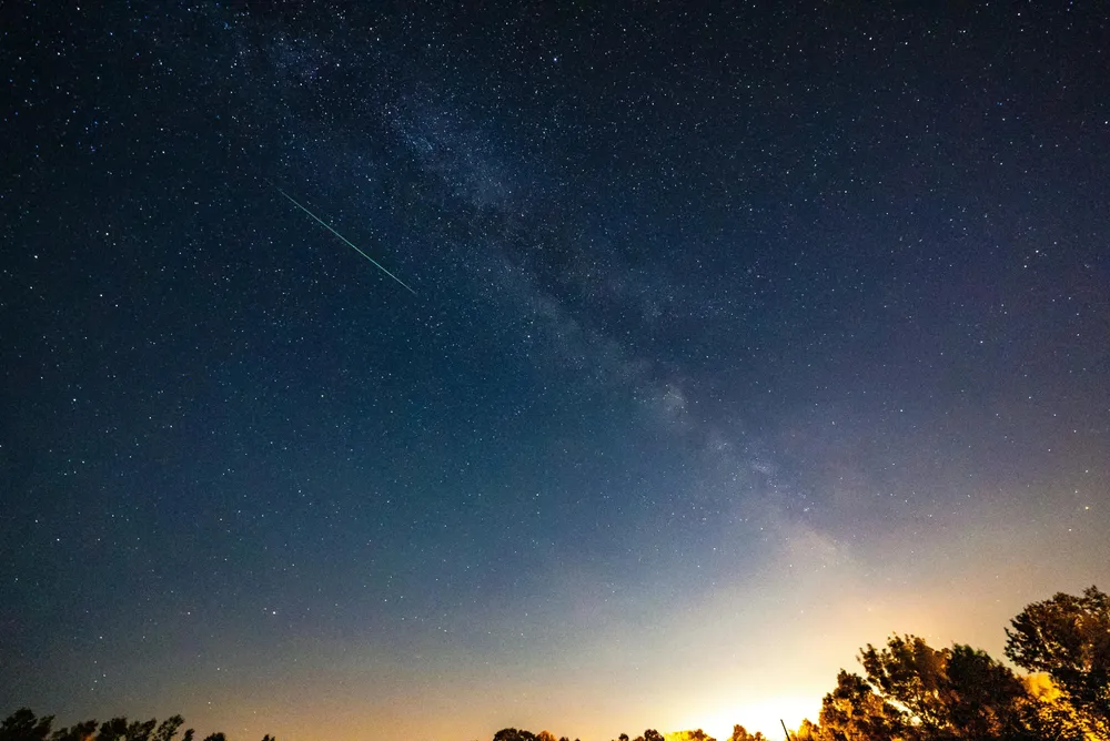 lluvia de meteoritos