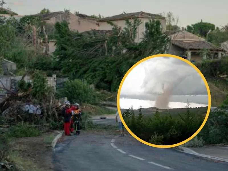 Tornado en el sur de Francia deja 41 heridos y gran impacto
