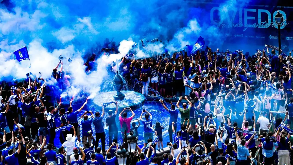 Real Oviedo se quedó con el primer partido del anhelado ascenso a La Liga3