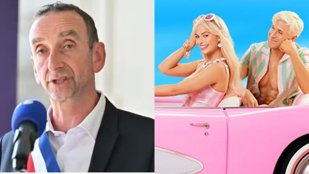 El alcalde Olivier Sarrabeyrouse en rueda de prensa tras la cancelación de la proyección de "Barbie"|Foto: AFP La proyección de "Barbie" en un suburbio de París fue cancelada tras amenazas de jóvenes que acusaron la película de "denigrar a la mujer", desatando una polémica nacional donde la derecha acusó al alcalde de "ceder al islamismo" y el gobierno denunció censura. 