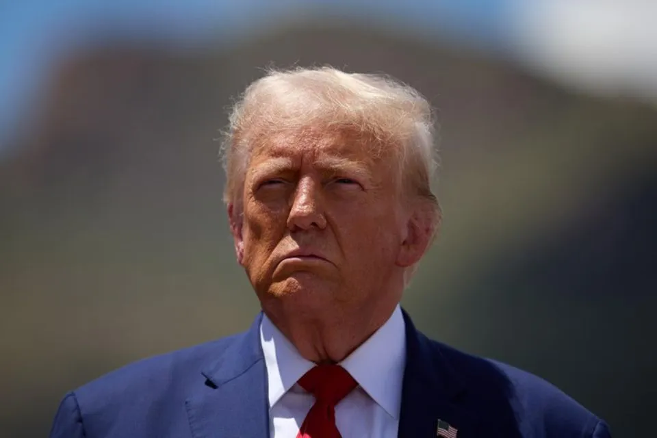 Donald Trump, quien ha prometido una ampliación de los aranceles. EFE/Allison Dinner