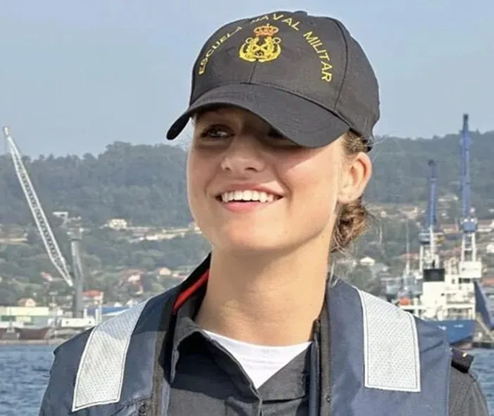 Princesa Leonor y su primera salida al mar