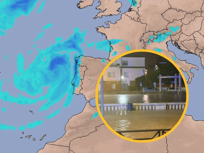 Alerta en España por borrasca tras el temporal en Tarragona