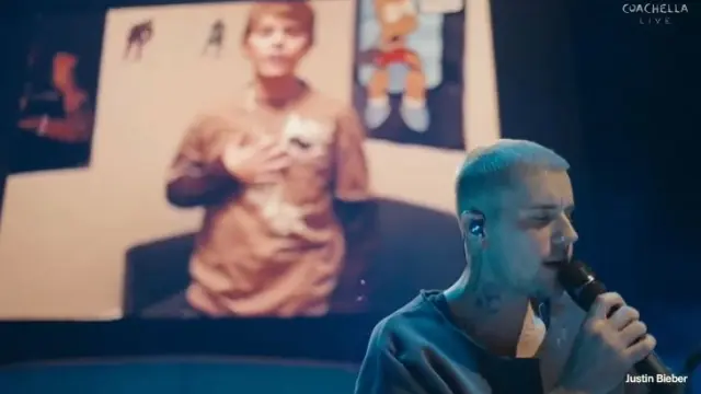 Justin Bieber en el escenario de Coachella 2026  Foto: captura de Youtube