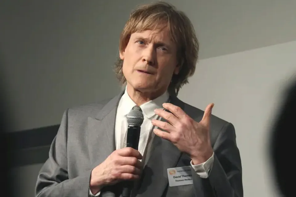 David Thomson, presidente de Thomson Reuters Foto: BBC Mundo/Getty Images
