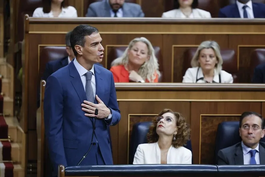 El presidente del Gobierno, Pedro Sánchez|Foto: EFE/Mariscal Sánchez ve al PP como un «enciclopedia de corrupción» y Feijóo dice que esperan su carta de dimisión