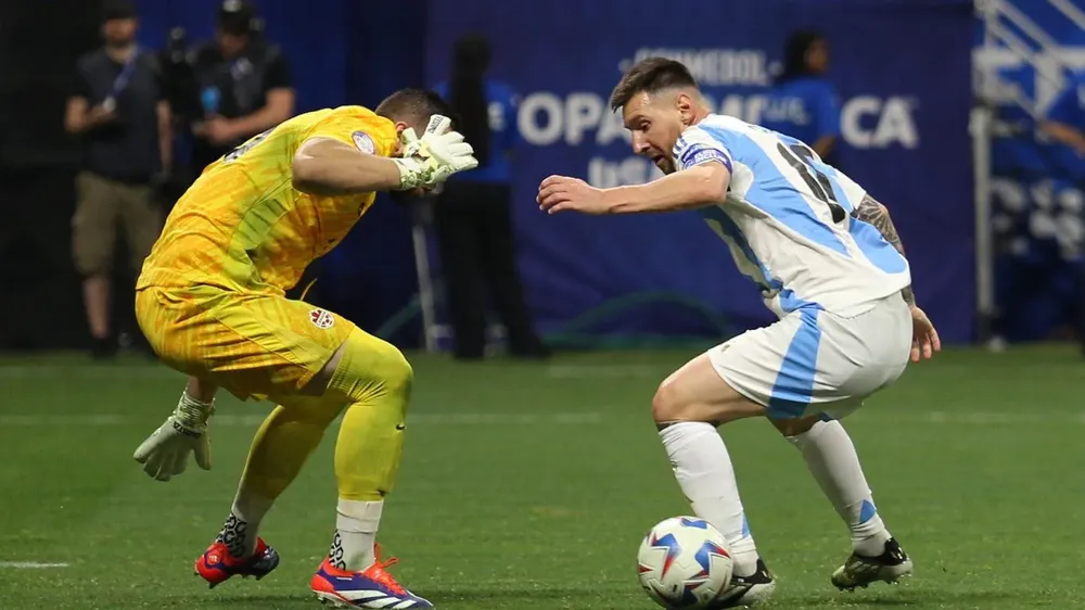 Copa América Argentina con una gran actuación de Messi ganó en su debut foto seleccion argentina