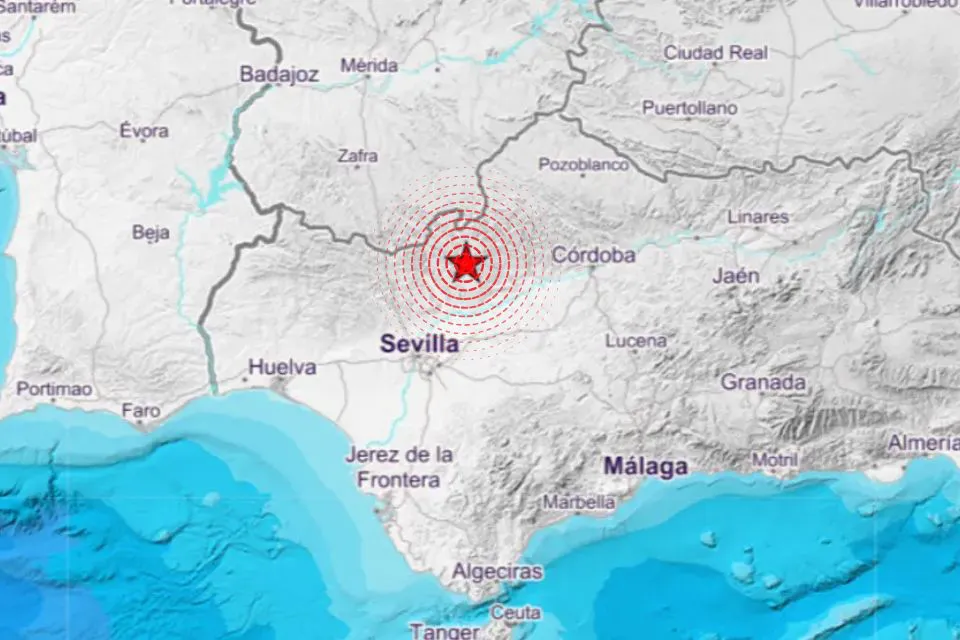 Terremoto de 4,1 en la sierra de Sevilla|Foto: 20minutos IGN Terremoto de 4,1 en la sierra de Sevilla se sintió en varias zonas de Andalucía este 27 de febrero de 2025 en la madrugada