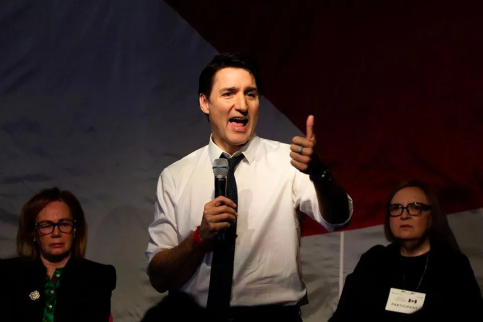 primer ministro de Canadá, Justin Trudeau- EFE/Julio César Rivas  El primer ministro de Canadá, Justin Trudeau, habla durante una cumbre con líderes empresariales, políticos y sociales canadienses este viernes en Toronto, Canadá. EFE/Julio César Rivas