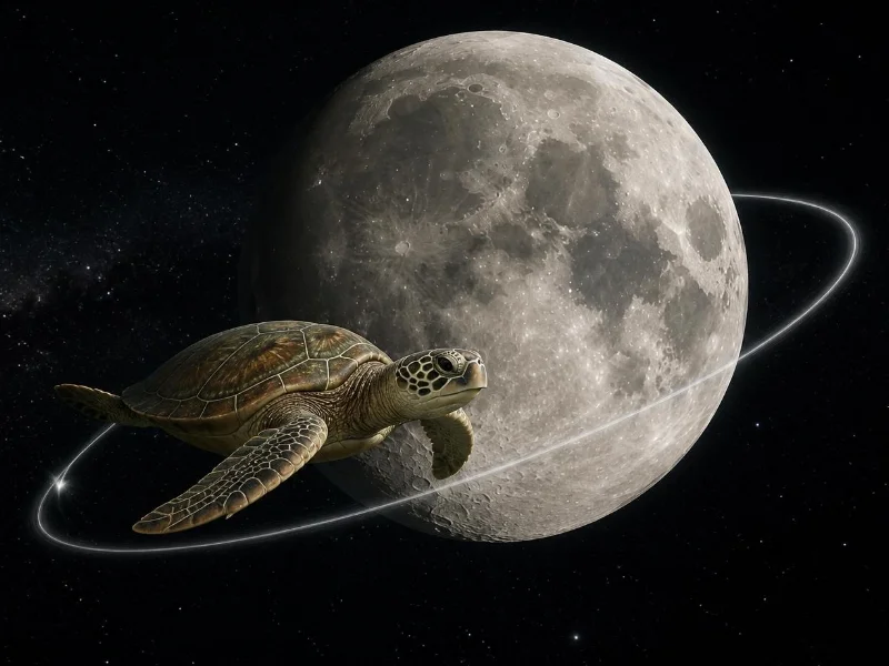Las tortugas de la Zond 5: los primeros animales en la Luna|Foto: IA
