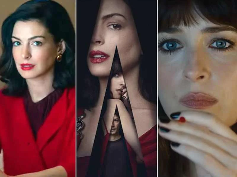Anne Hathaway y Dakota Johnson en escenas del thriller psicológico 'Verity: La sombra de un engaño'
