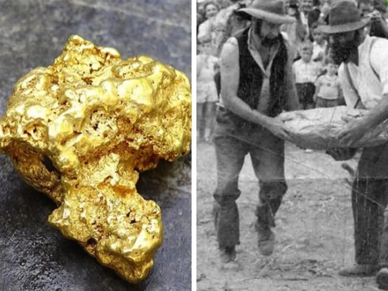La pepita de oro más grande hallada en 1869|Foto: Xataka México La pepita de oro más grande: hallada en 1869 y un legado familiar sin fortuna ni joyas