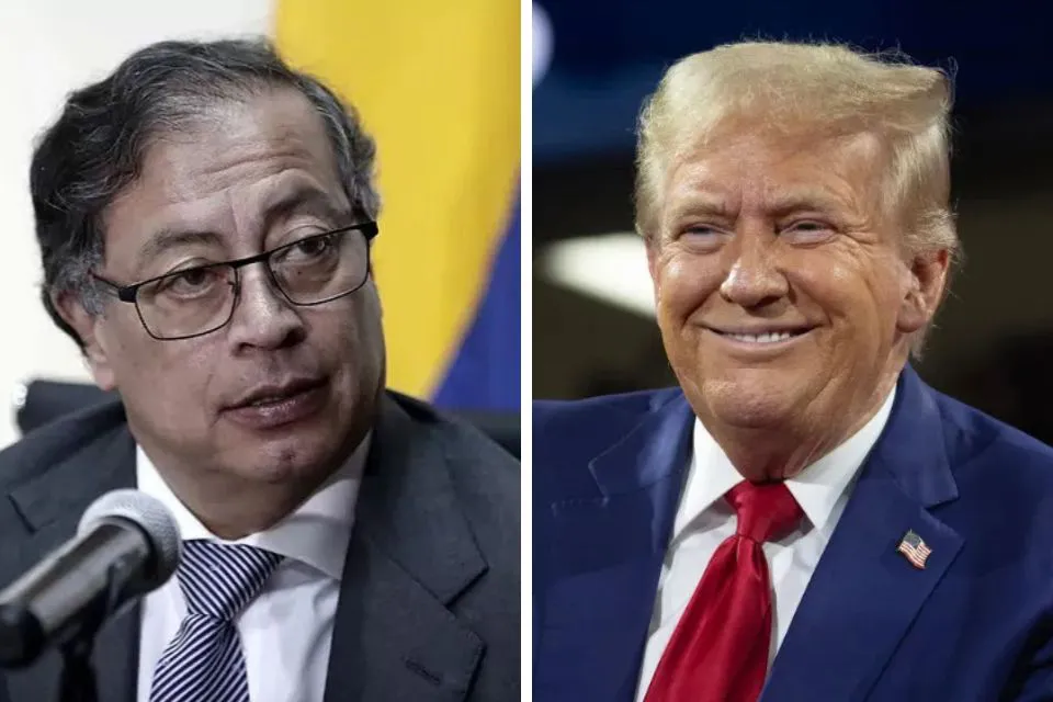Combo de Gustavo Petro y Donald Trump - Colombia - Estados Unidos Foto: El Mundo/Jeffrey Arguedas/Google  El presidente de Colombia, Gustavo Petro. El Mundo/Jeffrey Arguedas