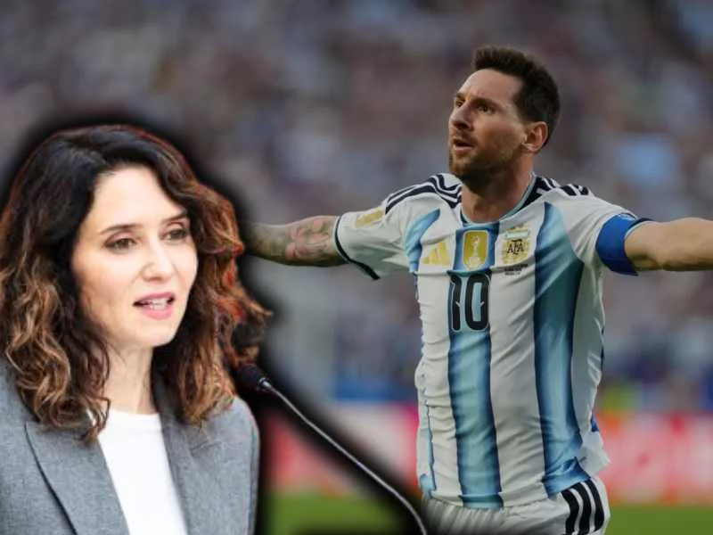 Isabel Díaz Ayuso agradece a Messi la donación de 80.000 euros por los incendios de Madrid