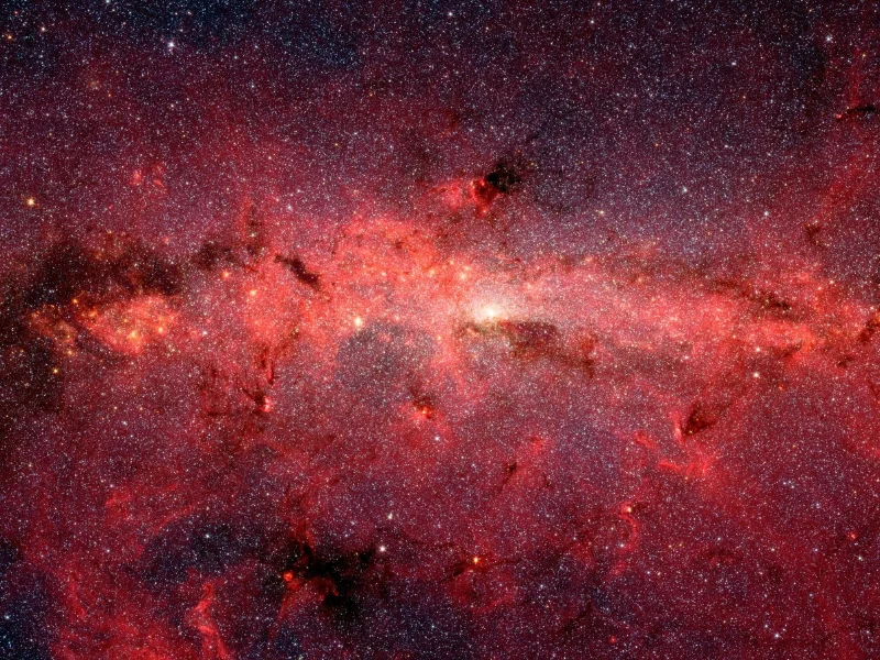 representacion-de-nube-de-gas-con-azucar-en-el-espacio-interestelar|Foto: NASA/JPL-Caltech/S. Stolovy