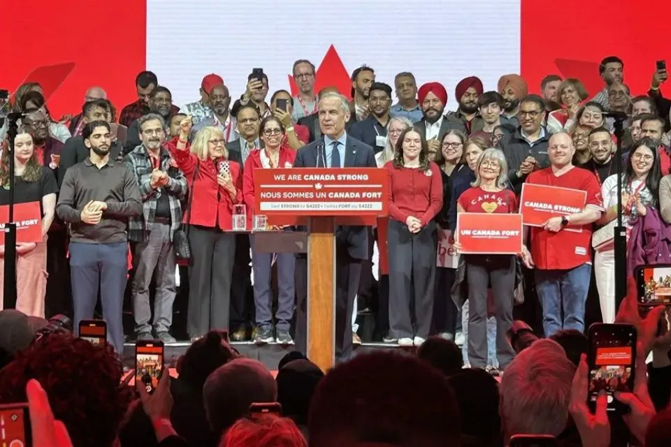 El primer ministro saliente de Canadá, ganador de las elecciones legislativas, Mark Carney|Foto: EFE/Javier Otazu Canadá: liberales ganan las elecciones pero sin poder llegar a la mayoría absoluta
