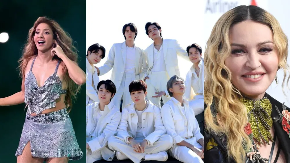 Shakira, BTS y Madonna celebrarán el medio tiempo del juego final del Mundial 2026 | Foto: AFP
