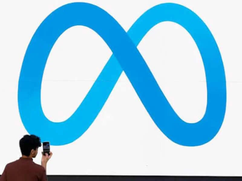 Logotipo de la compañía tecnológica Meta|Foto: EFE