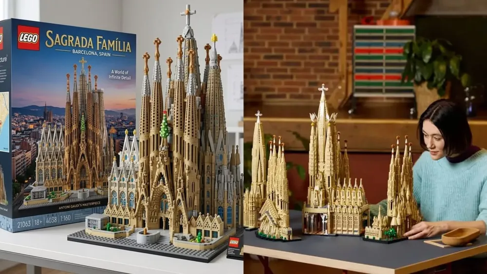 Set de LEGO de la Sagrada Familia | Foto: LEGO / Pinterest 