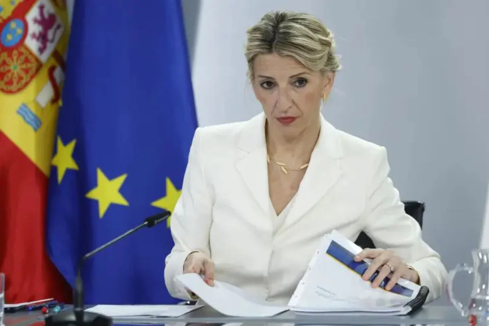 La vicepresidenta segunda del Gobierno y ministra de Trabajo, Yolanda Díaz, este martes EFE La vicepresidenta segunda del Gobierno y ministra de Trabajo, Yolanda Díaz, este martes.EFE