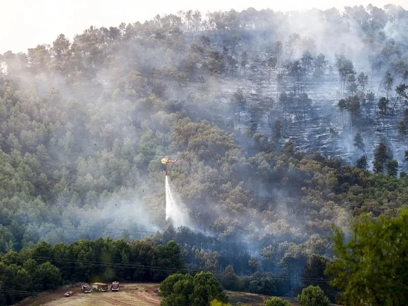 incendio-sentmenat-horas-criticas|Foto: EFE 