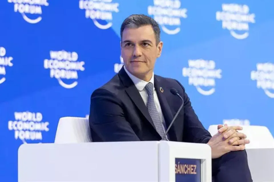 Pedro Sánchez- Europa Press/Sandra Blaser/World Economic For/DPA
