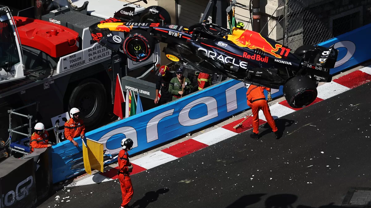 Accidente del Checo Pérez Mónaco 
