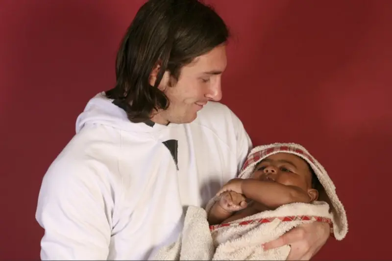 Messi y Lamine Yamal