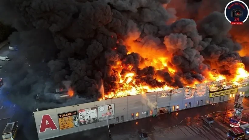 Incendio en Varsovia 