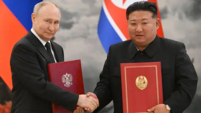 Putin y Kim / BBC