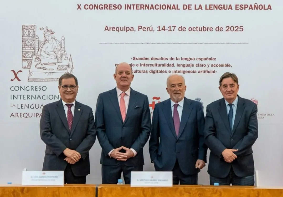 Presentación del X Congreso Internacional de la Lengua Española|Foto: Instagram / @cilearequipa La ciudad peruana acogerá del 14 al 17 de octubre el X Congreso Internacional de la Lengua Española, que incluirá un homenaje a Mario Vargas Llosa y abordará los desafíos del español en la era digital.