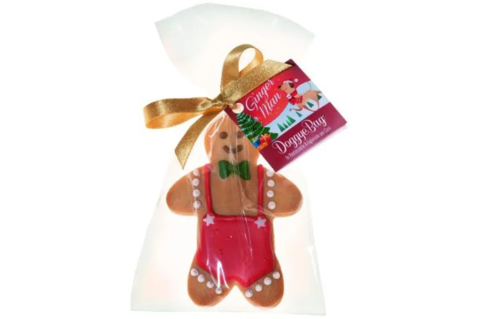 Galleta de muñeco de jengibre para perros 