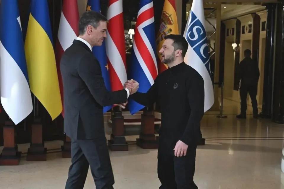 Pedro Sánchez y Volídimir Zelenski en Kiev-  Europa Press/Moncloa