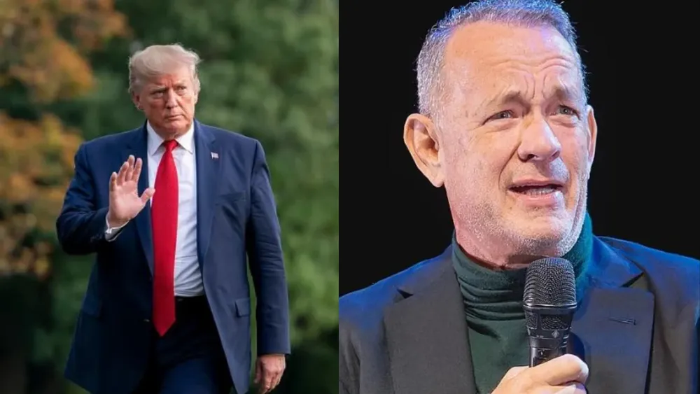 Donald Trump y Tom Hanks|Foto: Wikimedia Commons / Rawpixel La Academia Militar de West Point revoca la ceremonia del galardón Sylvanus Thayer para Tom Hanks y Donald Trump celebra la cancelación por tachar al actor de 