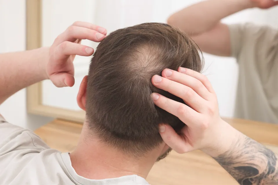 Hombre- calvicie - productos anticaída - cabello 