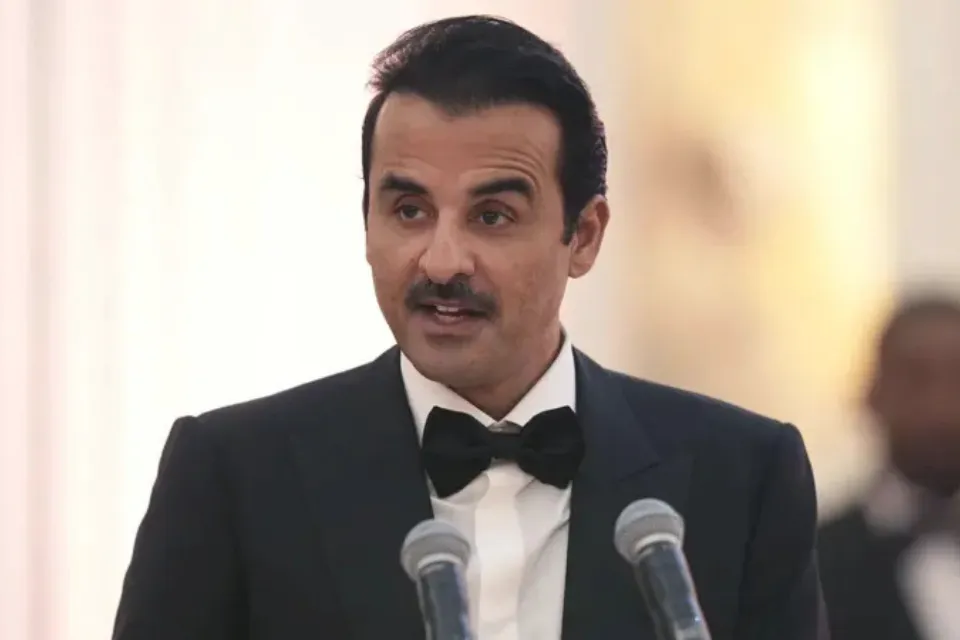 Tamim bin Hamad Al Thani, emir del Estado de Qatar, es miembro de la poderosa familia real- BBC Mundo/PA Media
