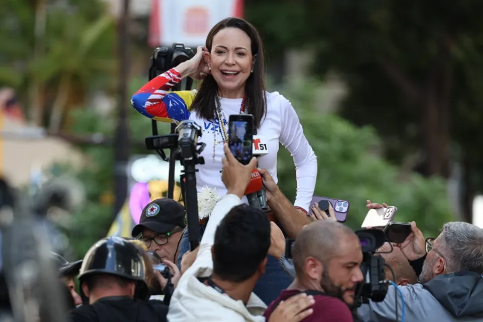 La líder antichavista María Corina Machado - EFE/Miguel Gutiérrez