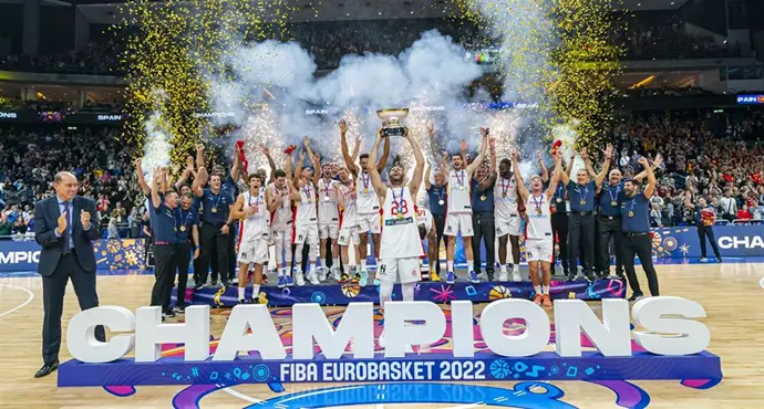 La selección española masculina de baloncesto - Eurobasket 2022 - Europa Press/Alberto Nevado