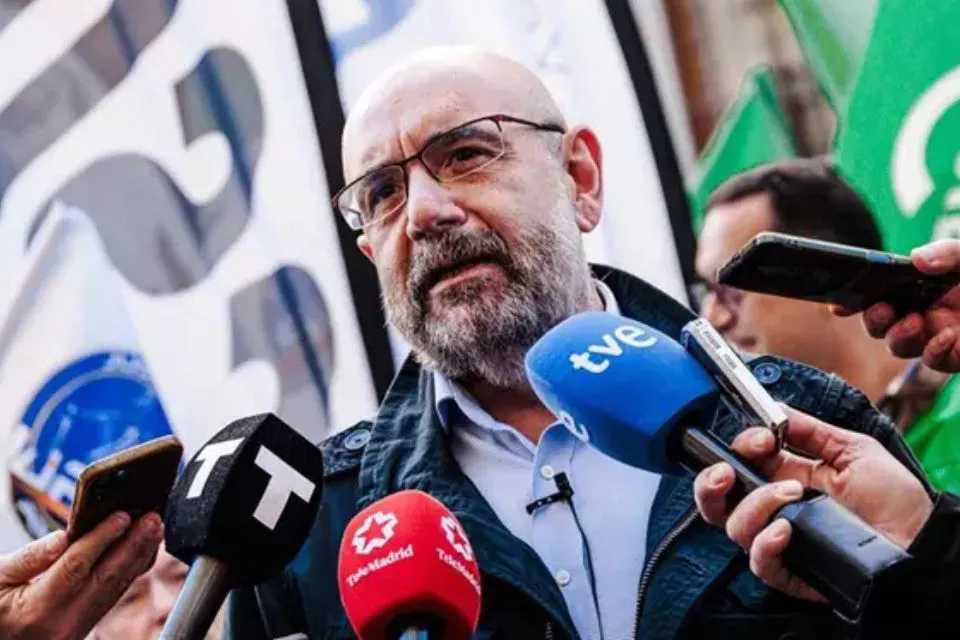El presidente de la Central Sindical Independiente y de Funcionarios (CSIF), Miguel Borra - Europa Press/Carlos Luján