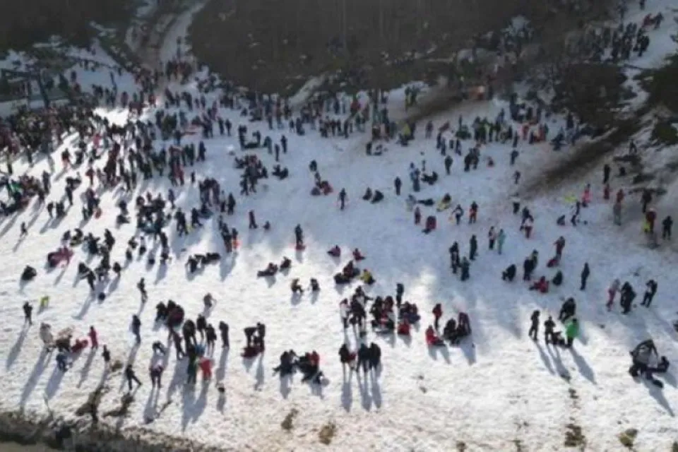 Roccaraso - Italia - Los tiktokers invaden las montañas - Foto: La Vanguardia 