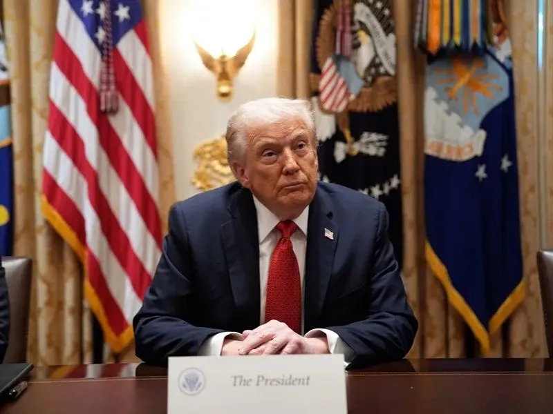 El presidente de EEUU, Donald Trump|Foto: EFE/Yuri Gripas/Pool Trump amenaza con «erradicar» a Hamás si rompe la tregua con Israel en Gaza