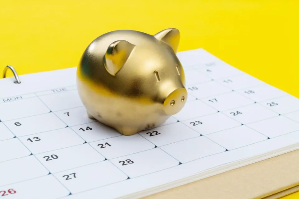 Alcancía - ahorros - cerdito para ahorrar - calendario 