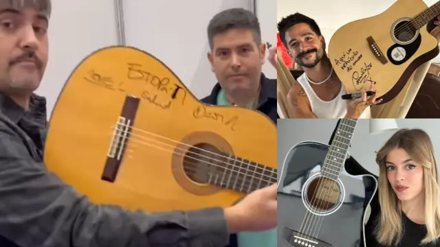 Estopa-Camilo-Nerea Rodríguez de Operación Triunfo-guitarras subastadas-dana-El Español/Músicos por la Salud