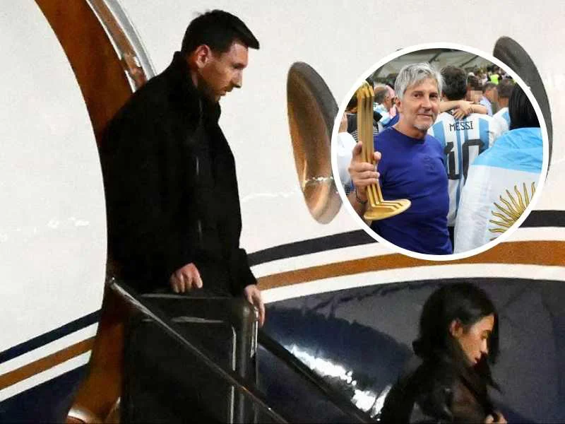 Leo Messi despide a su padre Jorge en una ceremonia íntima